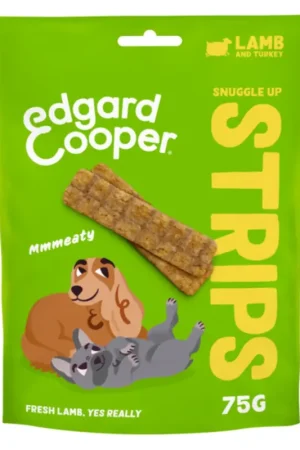 Shop Nu Edgard & Cooper Strips Lamb 75 gr
